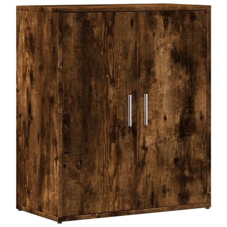 vidaXL Aparador de madera de ingeniería roble ahumado 60x31x70 cm