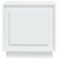 vidaXL Mesitas de noche 2 uds madera contrachapada blanco 44x35x45 cm vidaXL Mesitas de noche 2 uds madera contrachapada blanco 44x35x45 cm
