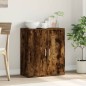 vidaXL Aparador de madera de ingeniería roble ahumado 60x31x70 cm