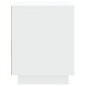 vidaXL Mesitas de noche 2 uds madera contrachapada blanco 44x35x45 cm vidaXL Mesitas de noche 2 uds madera contrachapada blanco 44x35x45 cm