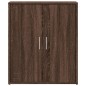vidaXL Aparador de madera de ingeniería marrón roble 60x31x70 cm vidaXL Aparador de madera de ingeniería marrón roble 60x31x70 cm