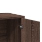 vidaXL Aparador de madera de ingeniería marrón roble 60x31x70 cm vidaXL Aparador de madera de ingeniería marrón roble 60x31x70 cm