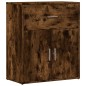vidaXL Aparador de madera de ingeniería roble ahumado 60x31x70 cm