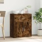 vidaXL Aparador de madera de ingeniería roble ahumado 60x31x70 cm