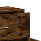 vidaXL Aparador de madera de ingeniería roble ahumado 60x31x70 cm