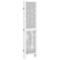 vidaXL Biombo separador de 6 paneles madera maciza Paulownia blanco vidaXL Biombo separador de 6 paneles madera maciza Paulownia blanco