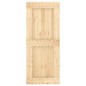 vidaXL Puerta corredera con herrajes madera maciza de pino 85x210 cm