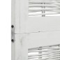 vidaXL Biombo separador de 4 paneles madera maciza Paulownia blanco vidaXL Biombo separador de 4 paneles madera maciza Paulownia blanco