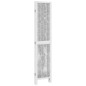 vidaXL Biombo separador de 4 paneles madera maciza Paulownia blanco vidaXL Biombo separador de 4 paneles madera maciza Paulownia blanco