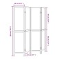 vidaXL Biombo separador de 4 paneles madera maciza Paulownia blanco vidaXL Biombo separador de 4 paneles madera maciza Paulownia blanco