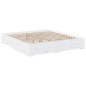 vidaXL Estructura cama con cajones madera ingeniería blanca 180x200 cm vidaXL Estructura cama con cajones madera ingeniería blanca 180x200 cm