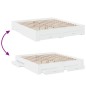 vidaXL Estructura cama con cajones madera ingeniería blanca 180x200 cm vidaXL Estructura cama con cajones madera ingeniería blanca 180x200 cm