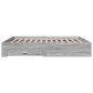 vidaXL Cama con cajones madera ingeniería gris Sonoma 180x200 cm vidaXL Cama con cajones madera ingeniería gris Sonoma 180x200 cm