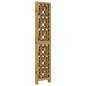 vidaXL Biombo separador de 6 paneles madera maciza paulownia marrón vidaXL Biombo separador de 6 paneles madera maciza paulownia marrón