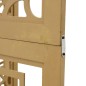 vidaXL Biombo separador de 6 paneles madera maciza paulownia marrón vidaXL Biombo separador de 6 paneles madera maciza paulownia marrón