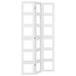 vidaXL Biombo separador de 3 paneles madera maciza Paulownia blanco vidaXL Biombo separador de 3 paneles madera maciza Paulownia blanco