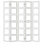 vidaXL Biombo separador de 5 paneles madera maciza Paulownia blanco vidaXL Biombo separador de 5 paneles madera maciza Paulownia blanco