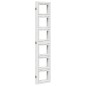 vidaXL Biombo separador de 5 paneles madera maciza Paulownia blanco vidaXL Biombo separador de 5 paneles madera maciza Paulownia blanco