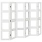 vidaXL Biombo separador de 6 paneles madera maciza Paulownia blanco vidaXL Biombo separador de 6 paneles madera maciza Paulownia blanco