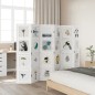 vidaXL Biombo separador de 6 paneles madera maciza Paulownia blanco vidaXL Biombo separador de 6 paneles madera maciza Paulownia blanco
