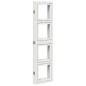 vidaXL Biombo separador de 6 paneles madera maciza Paulownia blanco vidaXL Biombo separador de 6 paneles madera maciza Paulownia blanco