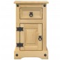 vidaXL Mesita de noche Corona madera maciza de pino 35x32,5x58 cm vidaXL Mesita de noche Corona madera maciza de pino 35x32,5x58 cm