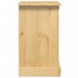 vidaXL Mesita de noche Corona madera maciza de pino 53x39x66 cm vidaXL Mesita de noche Corona madera maciza de pino 53x39x66 cm