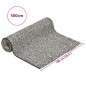 vidaXL Revestimiento de piedra gris 500x100 cm vidaXL Revestimiento de piedra gris 500x100 cm