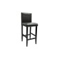vidaXL Mesa de bar con 2 sillas de barra negras vidaXL Mesa de bar con 2 sillas de barra negras