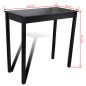 vidaXL Mesa alta de cocina con 4 sillas de barra negras vidaXL Mesa alta de cocina con 4 sillas de barra negras