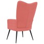 vidaXL Silla de relajación de terciopelo rosa vidaXL Silla de relajación de terciopelo rosa