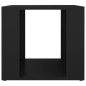 vidaXL Mesita de noche madera contrachapada negro 41x40x36 cm vidaXL Mesita de noche madera contrachapada negro 41x40x36 cm