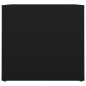 vidaXL Mesita de noche madera contrachapada negro 41x40x36 cm vidaXL Mesita de noche madera contrachapada negro 41x40x36 cm