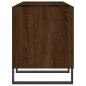 vidaXL Mueble de discos madera contrachapada roble marrón 121x38x48 cm vidaXL Mueble de discos madera contrachapada roble marrón 121x38x48 cm