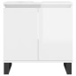 vidaXL Set muebles de baño 3 piezas madera contrachapada blanco brillo vidaXL Set muebles de baño 3 piezas madera contrachapada blanco brillo