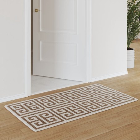 vidaXL Alfombra de pelo corto antideslizante multicolor 80x150 cm