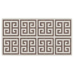vidaXL Alfombra de pelo corto antideslizante multicolor 80x150 cm
