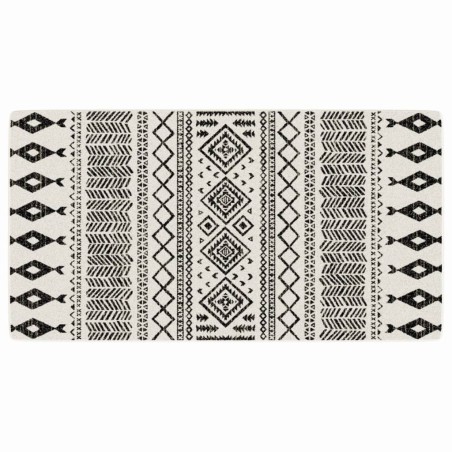 vidaXL Alfombra de pelo corto antideslizante multicolor 80x150 cm