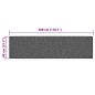 vidaXL Alfombra de pelo corto antideslizante multicolor 80x300 cm vidaXL Alfombra de pelo corto antideslizante multicolor 80x300 cm