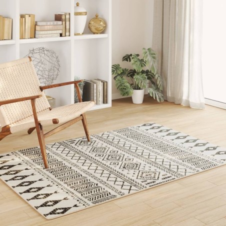 vidaXL Alfombra de pelo corto antideslizante multicolor 120x180 cm