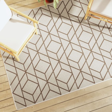 vidaXL Alfombra de pelo corto antideslizante multicolor 160x230 cm