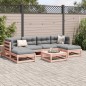 vidaXL Set de sofás jardín 7 pzas con cojines madera abeto Douglas vidaXL Set de sofás jardín 7 pzas con cojines madera abeto Douglas
