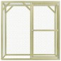 vidaXL Jaula gallinero madera impregnada pino y acero 1,5x1,5x1,5 m vidaXL Jaula gallinero madera impregnada pino y acero 1,5x1,5x1,5 m