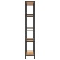 vidaXL Estantería de madera contrachapada y acero 80x30x180 cm vidaXL Estantería de madera contrachapada y acero 80x30x180 cm