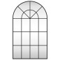 vidaXL Espejo de pared arco de hierro negro 60x100 cm vidaXL Espejo de pared arco de hierro negro 60x100 cm