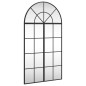 vidaXL Espejo de pared arco de hierro negro 60x110 cm vidaXL Espejo de pared arco de hierro negro 60x110 cm