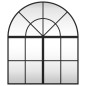 vidaXL Espejo de pared arco de hierro negro 60x70 cm vidaXL Espejo de pared arco de hierro negro 60x70 cm