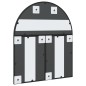 vidaXL Espejo de pared arco de hierro negro 60x70 cm vidaXL Espejo de pared arco de hierro negro 60x70 cm