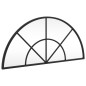vidaXL Espejo de pared arco de hierro negro 60x30 cm vidaXL Espejo de pared arco de hierro negro 60x30 cm