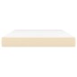 vidaXL Colchón de muelles ensacados tela color crema 140x200x20 cm vidaXL Colchón de muelles ensacados tela color crema 140x200x20 cm